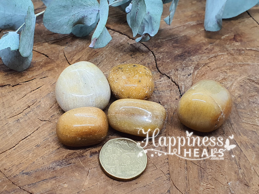 Yellow Aventurine (Tumbled) – The Stone of Confidence & Optimism