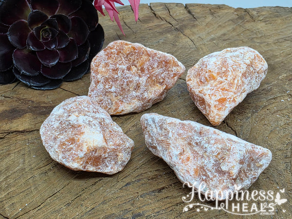 Orange Calcite (Raw) – Uplift & Ignite Your Inner Spark 🔶