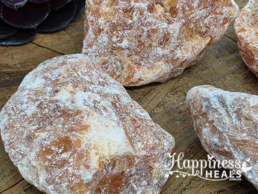 Orange Calcite (Raw) – Uplift & Ignite Your Inner Spark 🔶