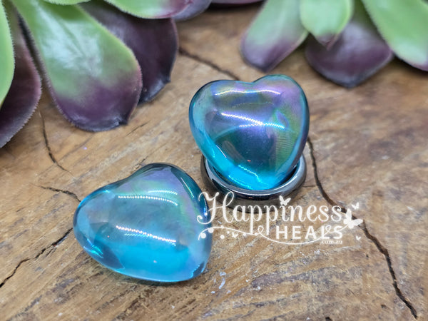 Aqua Aura Heart