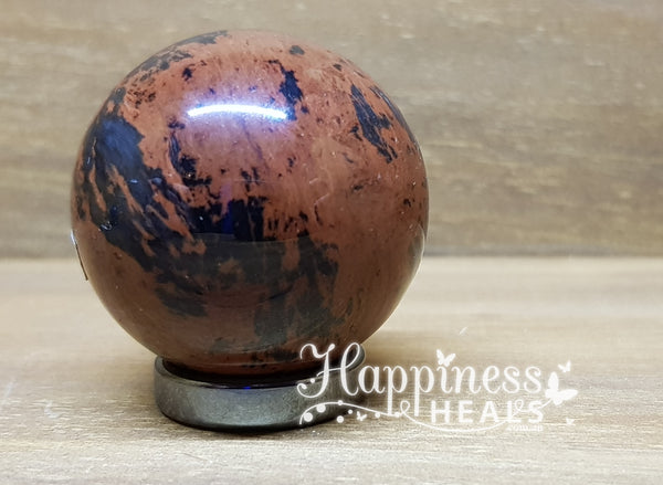 Mahogany Obsidian Sphere