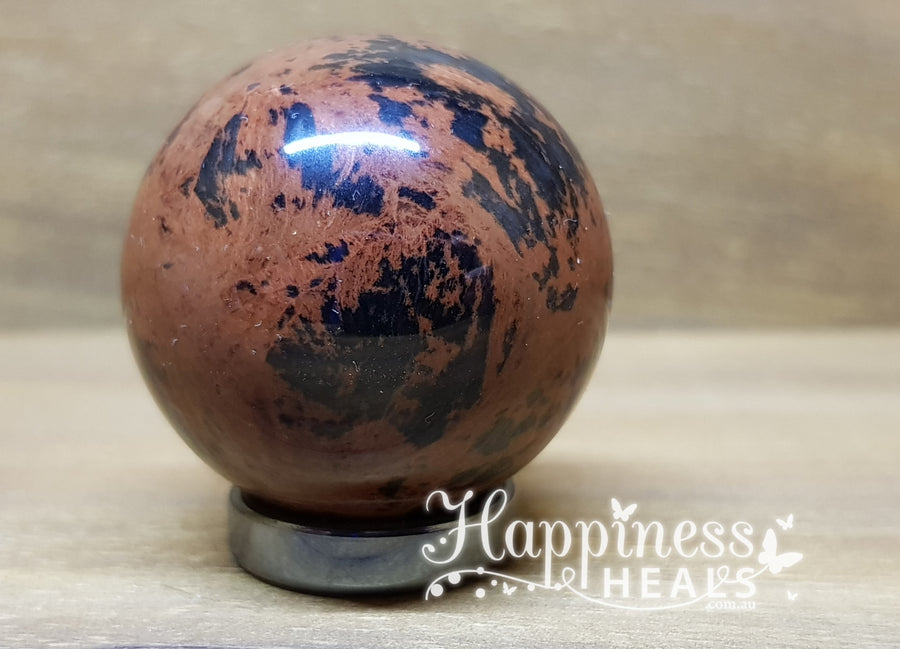 Mahogany Obsidian Sphere