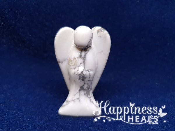 White Howlite Angel