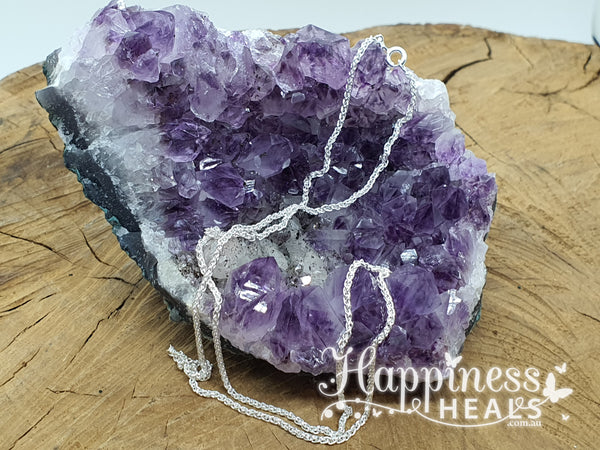 Cadena de cola de zorro de plata esterlina