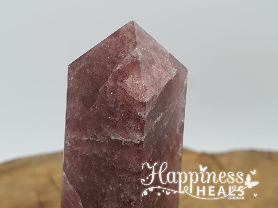 Strawberry Quartz Obelisk