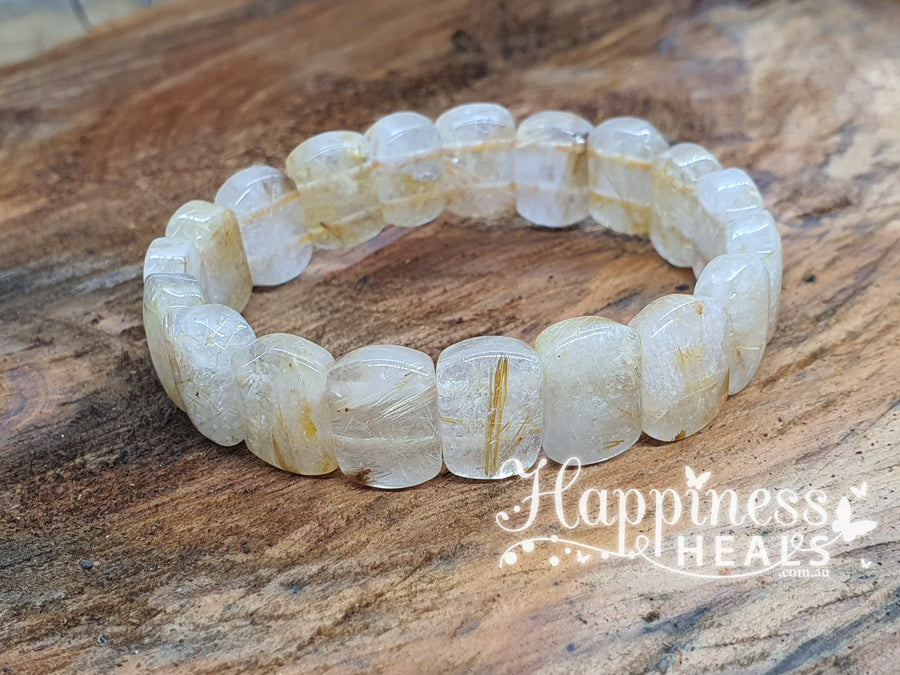 Golden Rutile Quartz Bracelet