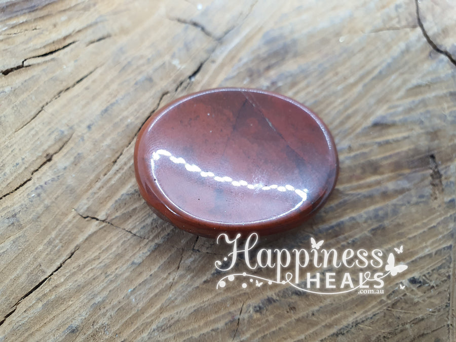 Red Jasper Worry Stone
