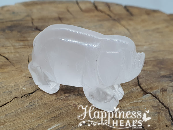 Rose Quartz Pig