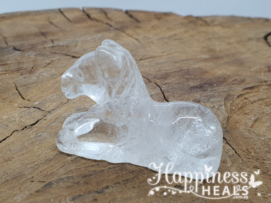 Clear Quartz Horse