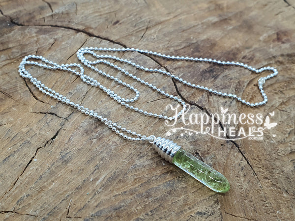 Peridot Chip Necklace