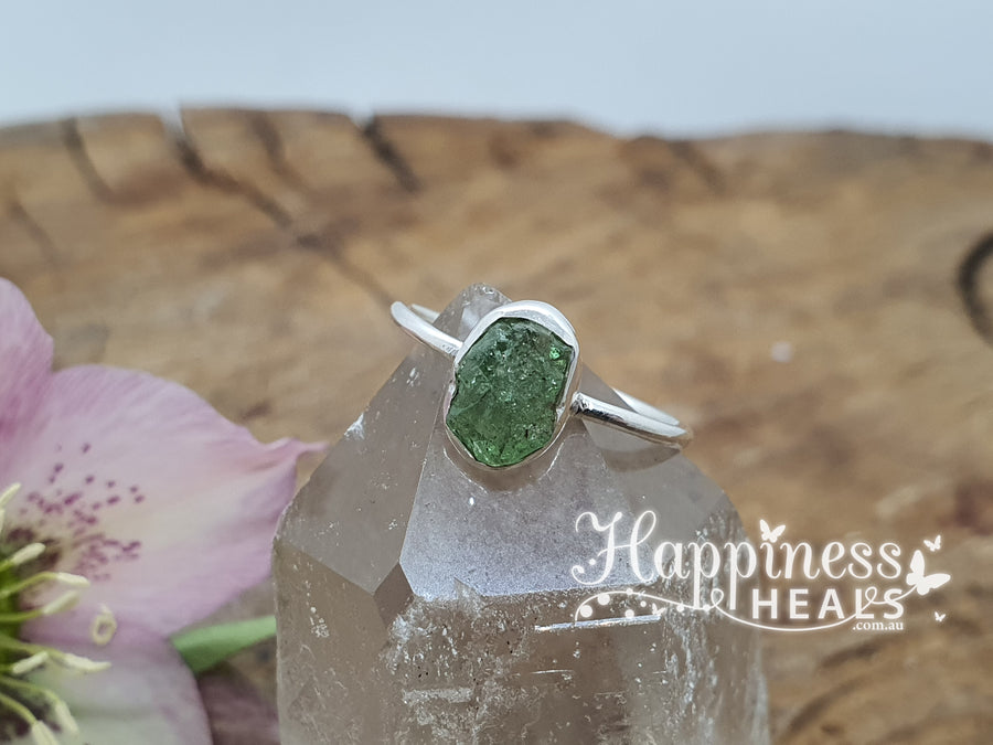 Green Garnet - Tsavorite Ring