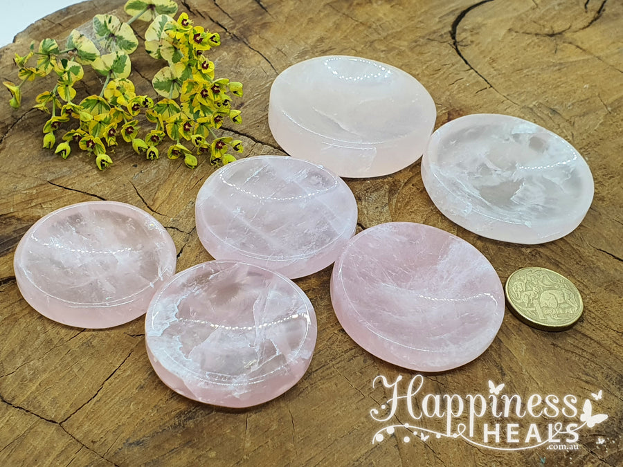 Rose Quartz Bowl or Sphere Base