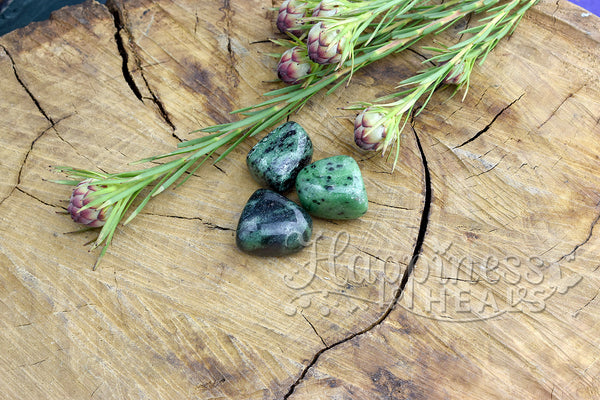 Ruby in Zoisite (Tumbled)