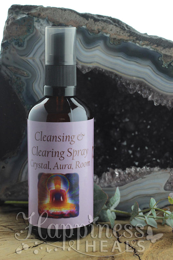 Cleansing & Clearing Spray. Crystal, Aura & Room