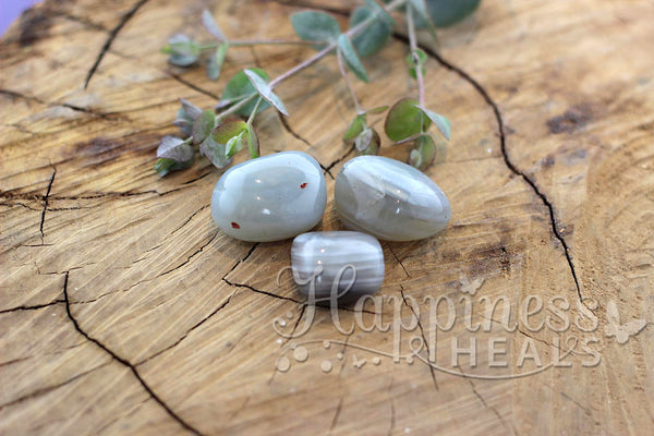 Blue Botswana Agate (Tumbled)