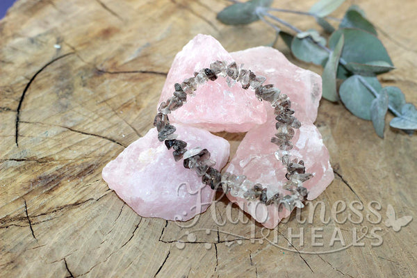 Smokey Quartz Chip Bracelet