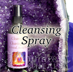 Cleansing & Clearing Spray. Crystal, Aura & Room