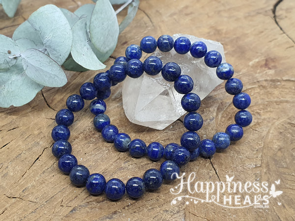 Lapis Lazuli Bracelet - 8mm Ball