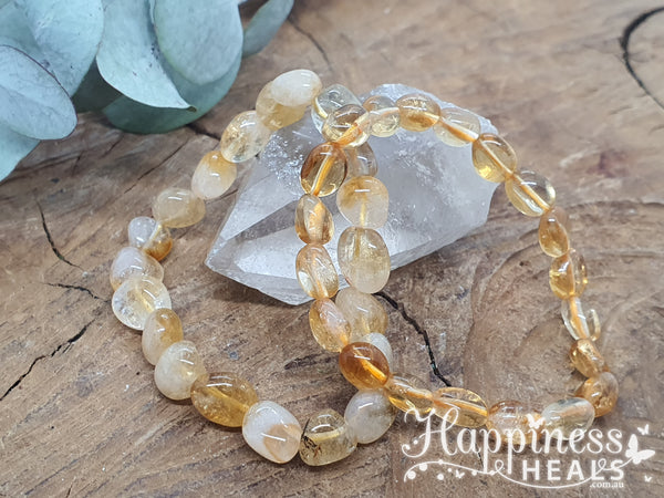 Citrine Nugget Bracelet