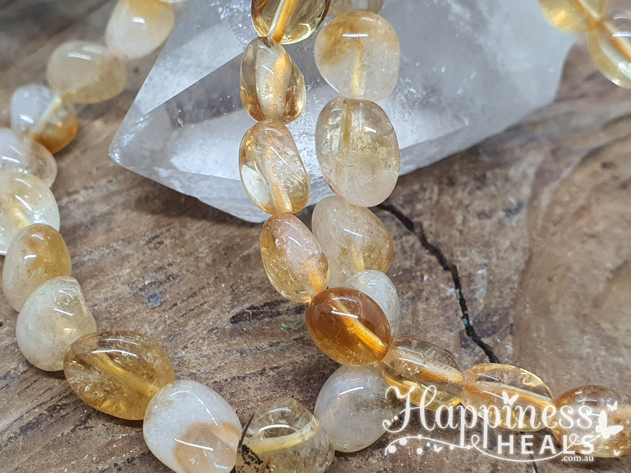Citrine Nugget Bracelet