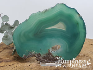 Agate Slice - Green