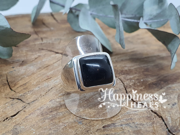 Black Tourmaline Ring