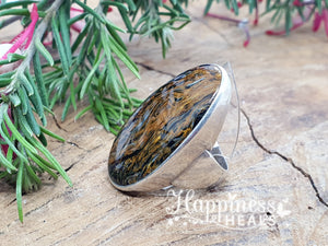 Pietersite Ring - Size: 9.5