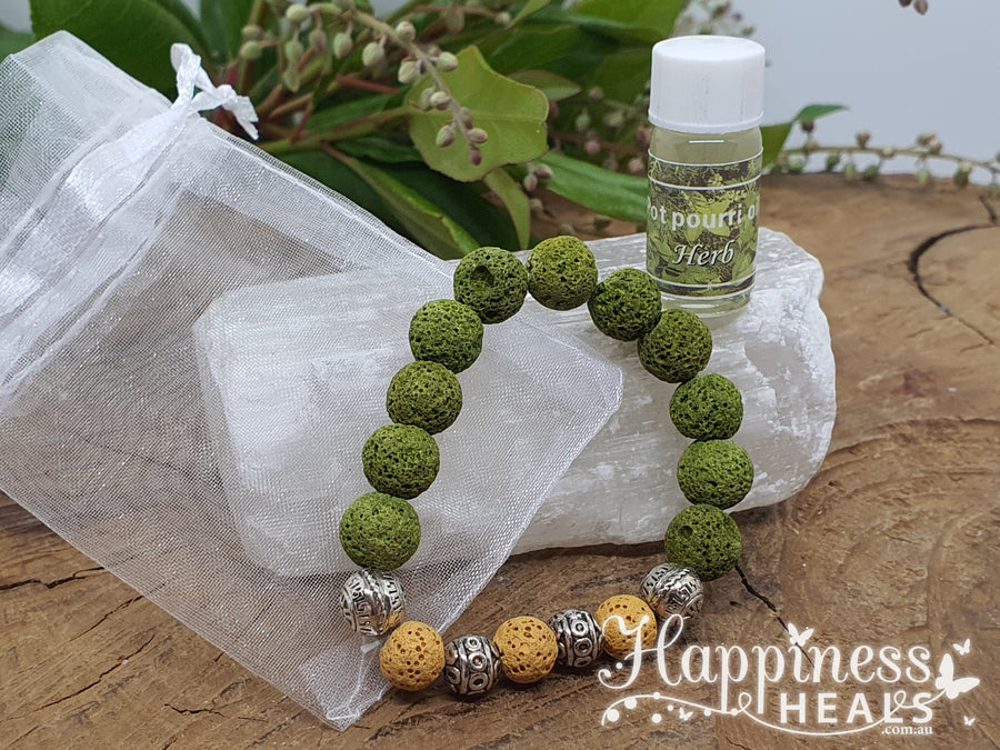 Lava Bracelets with Liquid Scent