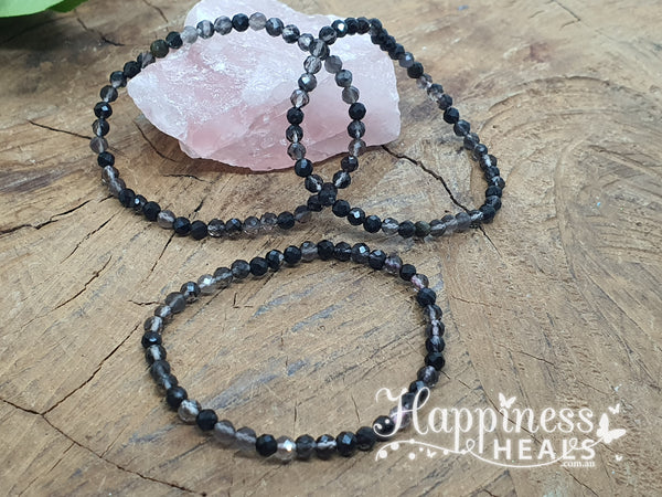 Smokey Quartz Faceted Bracelet