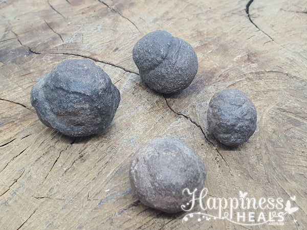 Mocqui Ballls (par) también llamadas piedras Sharman o piedras Boji