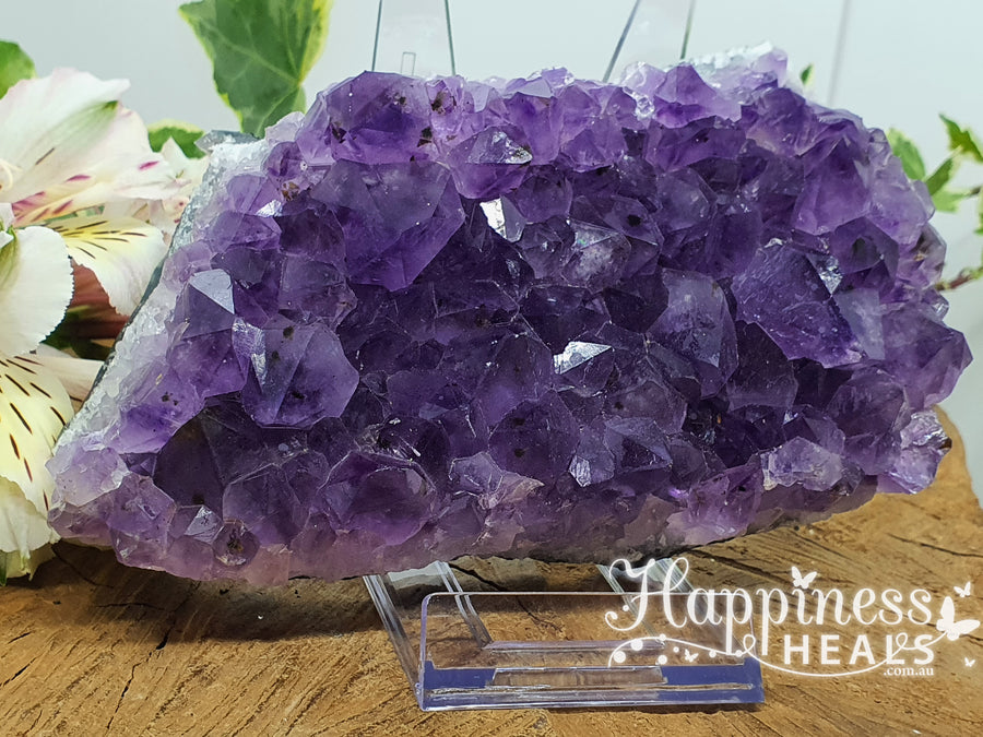 Amethyst Cluster Slab: A Stunning Slice of Tranquility