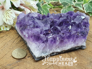Amethyst Cluster Slab: A Stunning Slice of Tranquility