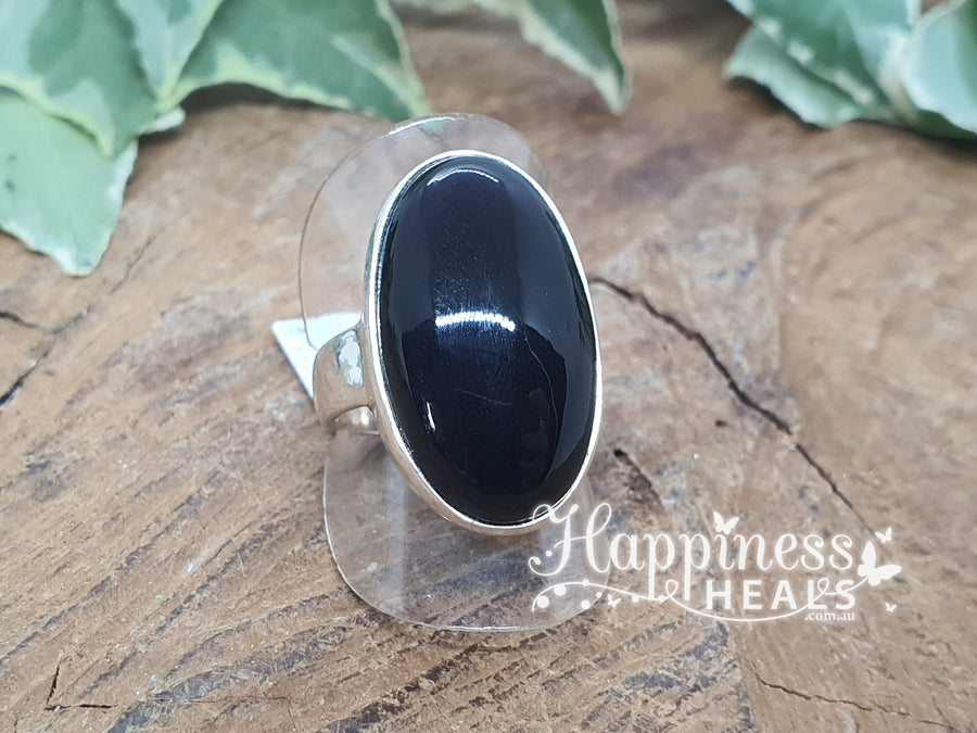 Black Obsidian Ring