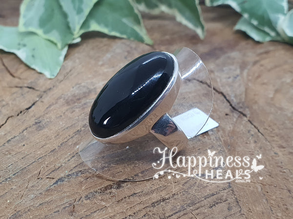 Black Obsidian Ring