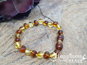 Amber Teething Bracelets - Children's Size