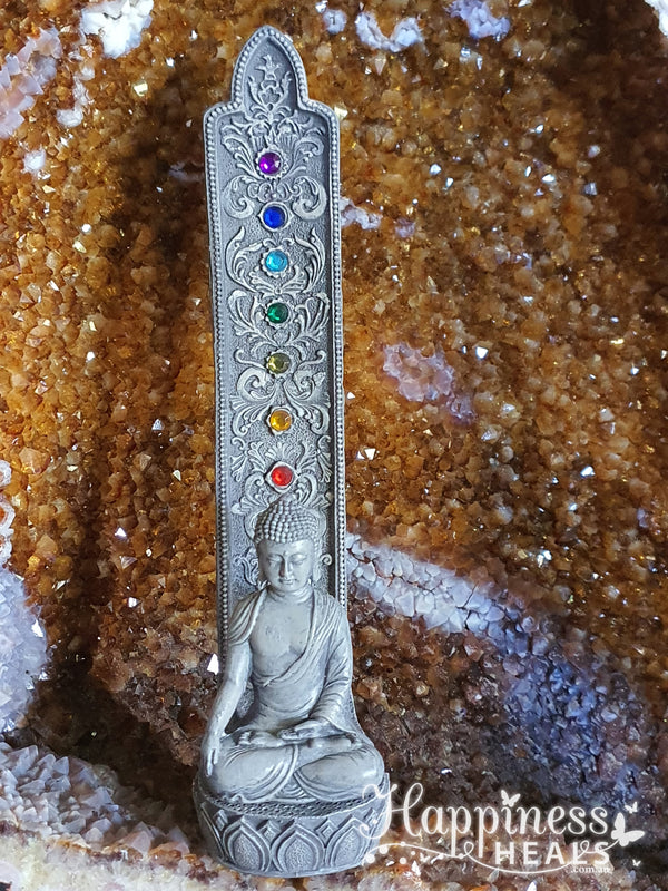 Buddha Statue wth Chakra Incense Holder