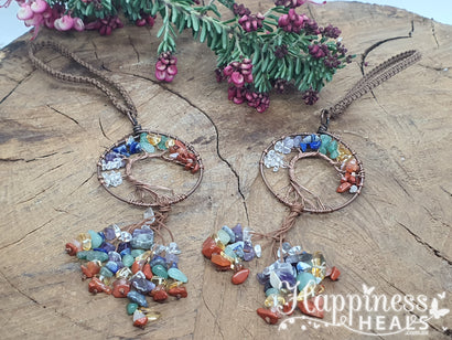 Chakra Heart & Tree Of Life Hanger - Circle