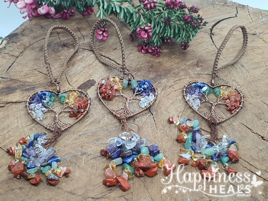 Chakra Heart & Tree Of Life Hanger
