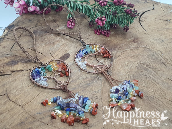Chakra Heart & Tree Of Life Hanger