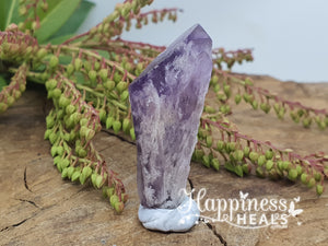 Dragon Tooth Amethyst Elestial Crystal Point Wand
