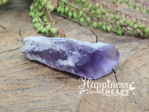 Dragon Tooth Amethyst Elestial Crystal Point Wand