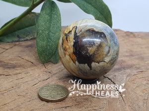 Blue Daud Jasper Sphere