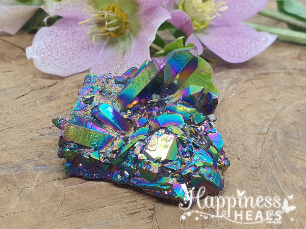 Angel Aura Cluster - Rainbow