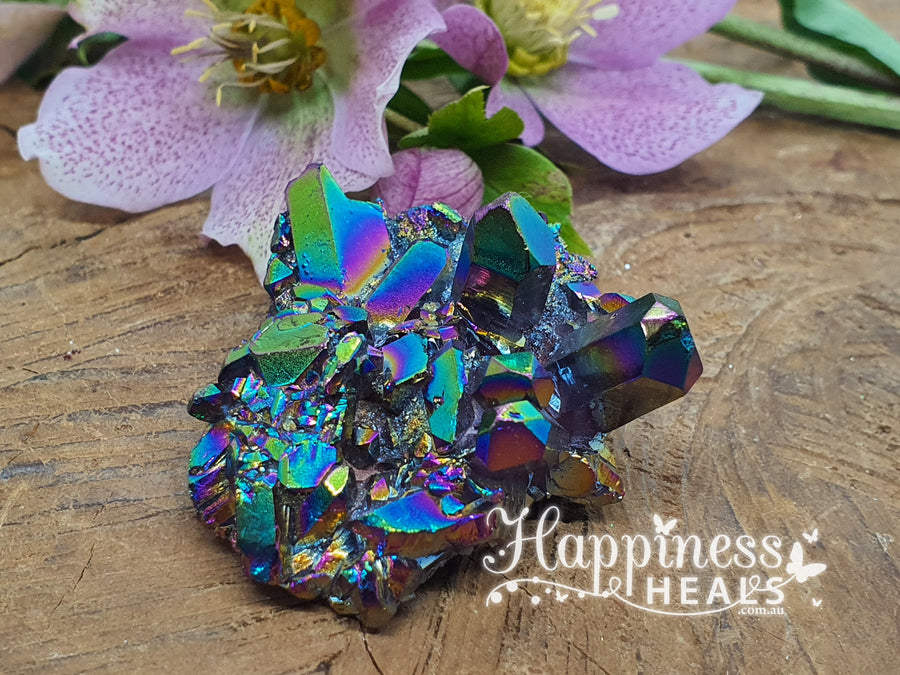Angel Aura Cluster - Rainbow