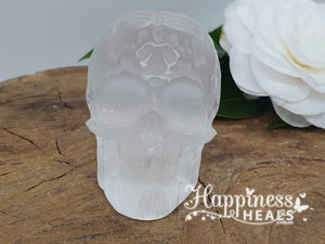 Selenite Skull