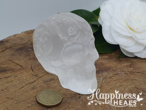 Selenite Skull