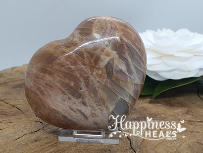 Esfera de piedra lunar melocotón