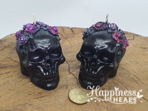 Rose Skull Candles: Gothic Romance with a Touch of Elegance
