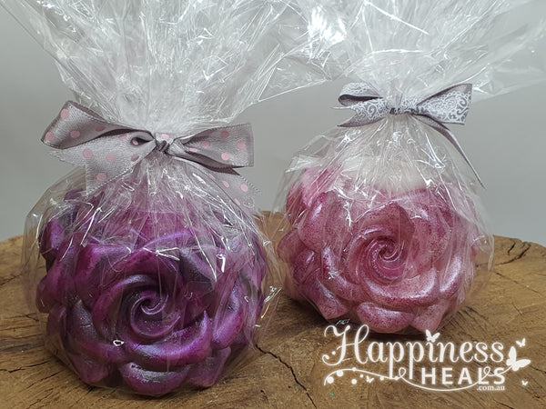 Rose Pillar Candle