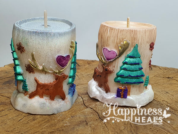 Christmas Pillar Candle